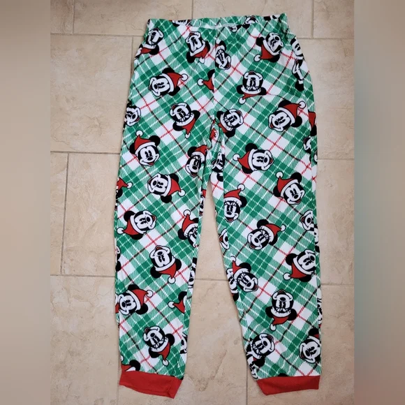Disney Mickey and Minnie Mouse Mens Christmas Family Matching Pajamas-Medium - Picture 4 of 8